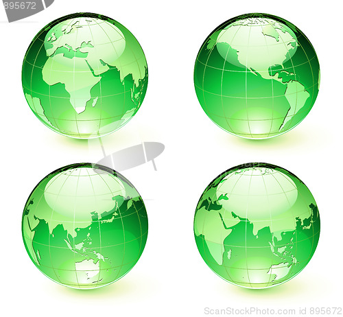 Image of Glossy Earth Map Globes