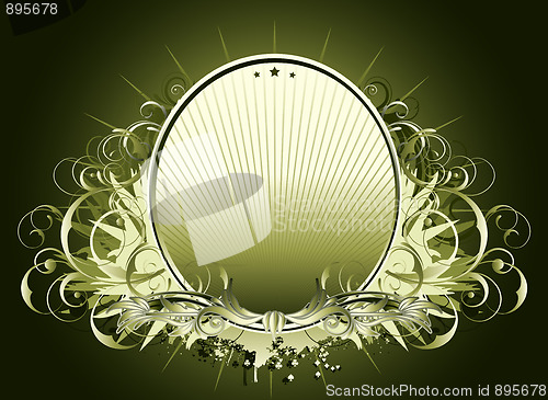 Image of floral frame