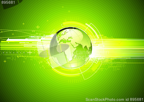 Image of abstract hi-tech Background