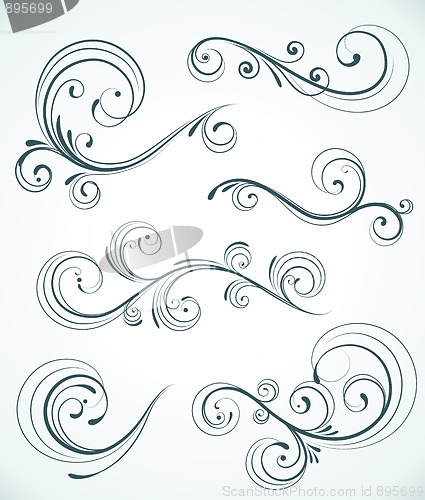 Image of decorative floral elements 