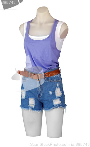 Image of Female Mannequin in Casual Clothes