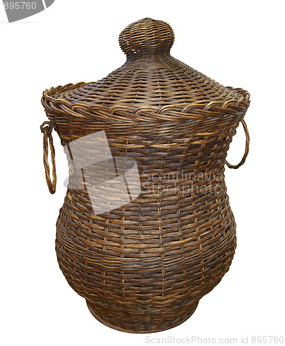 Image of Cane Laundry Hamper