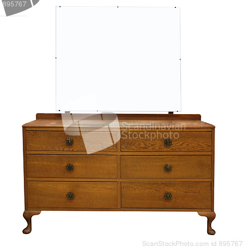 Image of Antique Dressing Table with Mirror