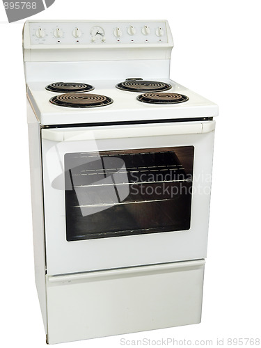 Image of White Kitchen Stove