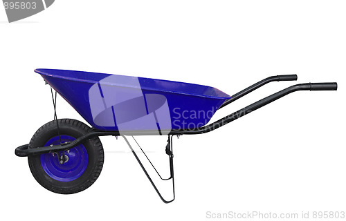 Image of Blue Wheelbarrow