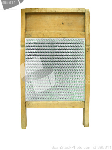 Image of Antique Glass Washboard