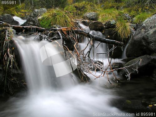 Image of Waterfall in mountain