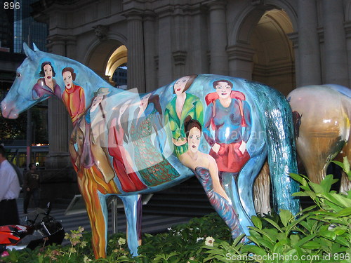 Image of Art Horse. Melbourne. Australia