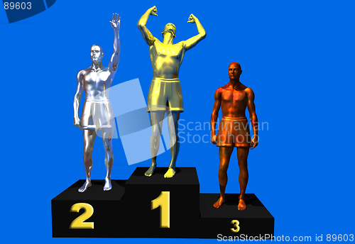 Image of Winners podium