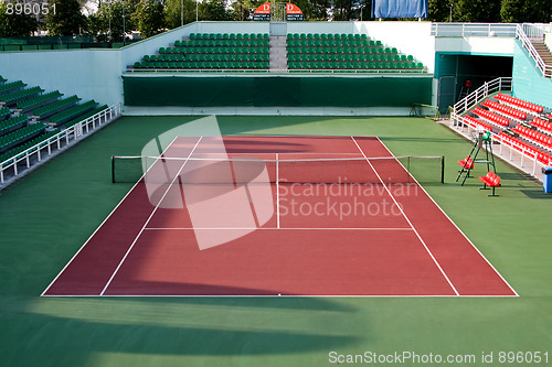 Image of Sports tennis arena