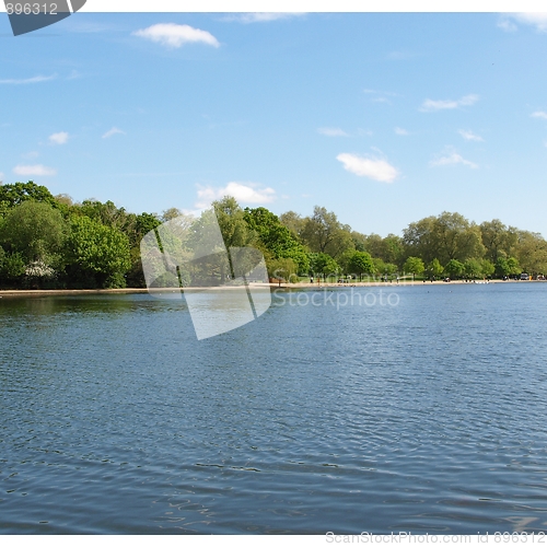 Image of Serpentine lake, London