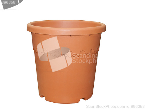 Image of Ornamental Plastic Flower Pot