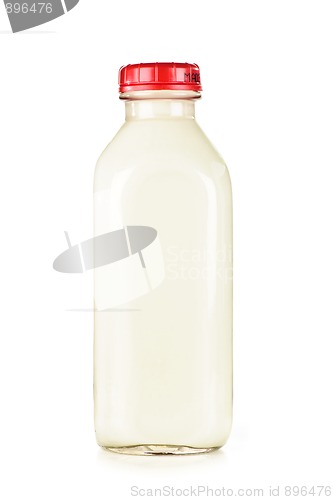 Image of Bottle of white milk