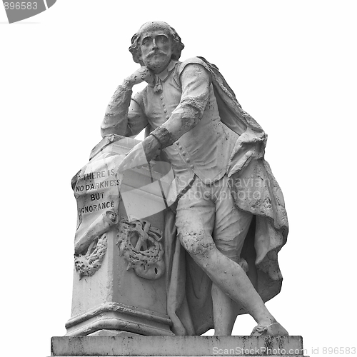 Image of Shakespeare statue