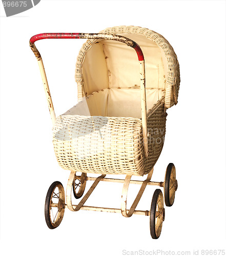 Image of Antique Cane Pram