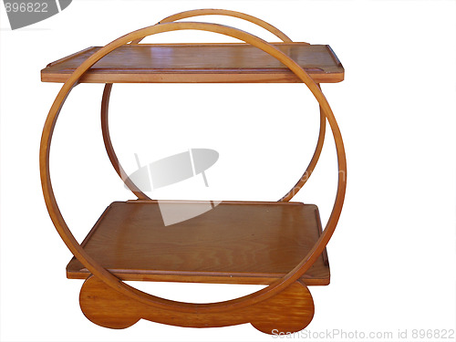 Image of Circular Tea Service Table