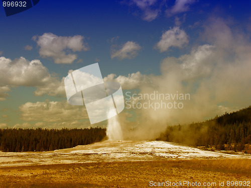 Image of Old Faithful, Yellowstone National Park