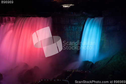 Image of Niagara Falls by Night