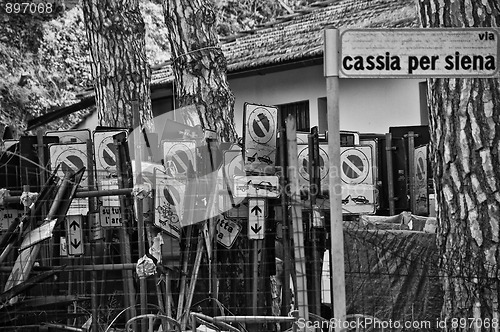 Image of Street Signs, Italy