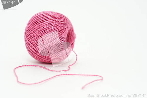 Image of pink yarn