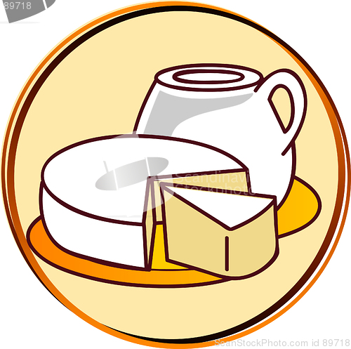 Image of pictogram - dairy products