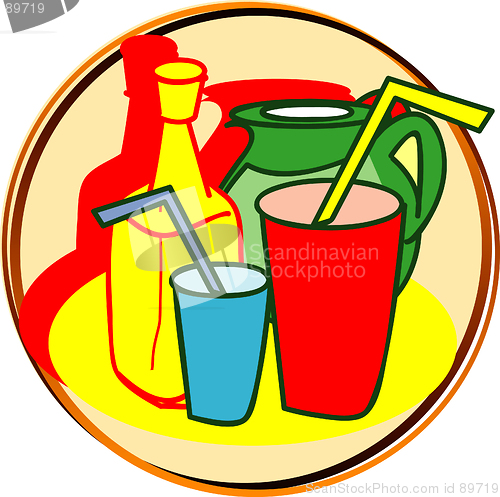 Image of pictogram - drinks