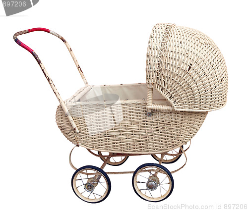 Image of Antique Cane Pram