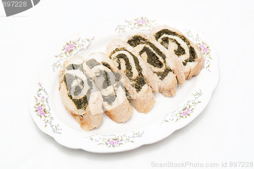 Image of Meat with spinach