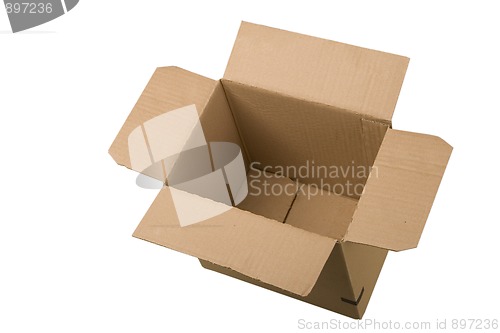 Image of open cardboard box