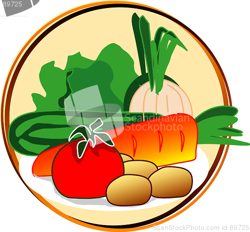 Image of pictogram - vegetables