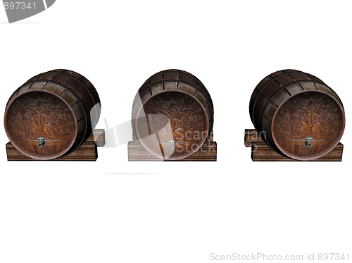 Image of Wine Barrels