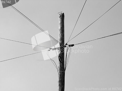 Image of Pole and cables