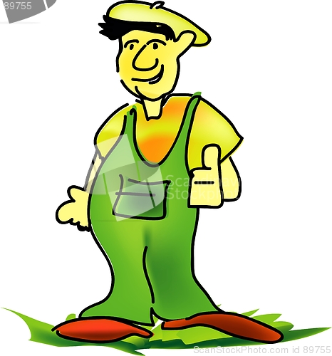 Image of Happy gardener