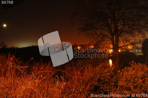 Image of river by moonlight