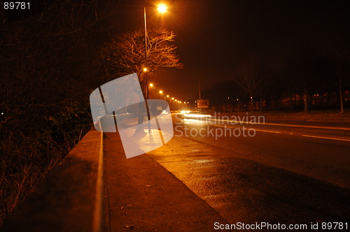 Image of road at night