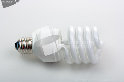 Image of Fluorescent lamp bulb on isolated background