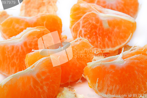 Image of Red sliced mandarin