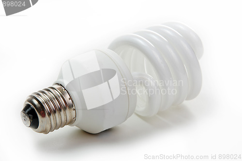 Image of Fluorescent lamp bulb on isolated background