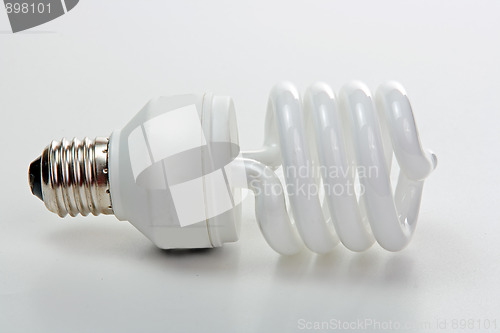 Image of Fluorescent lamp bulb on isolated background