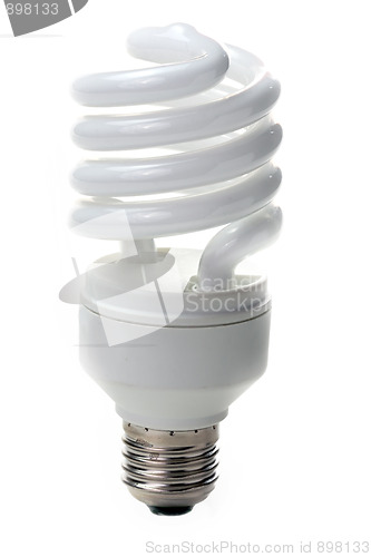 Image of Fluorescent lamp bulb on isolated background