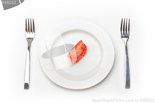 Image of The fresh red tomato 