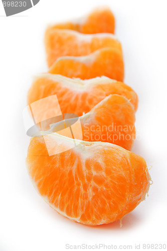 Image of Red sliced mandarin