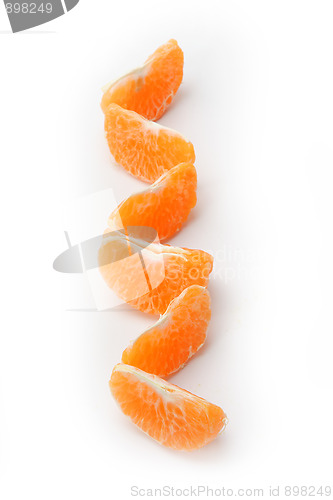 Image of Red sliced mandarin