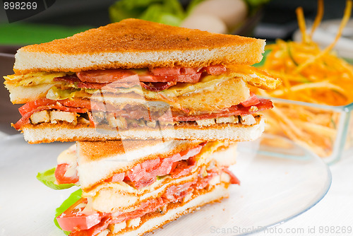 Image of club sandwich