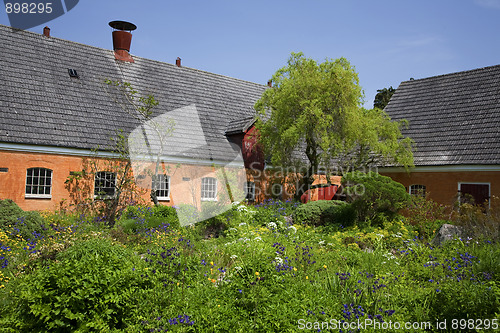 Image of Farmyard with plants