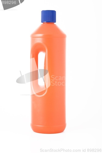 Image of orange bottle, cleaning product