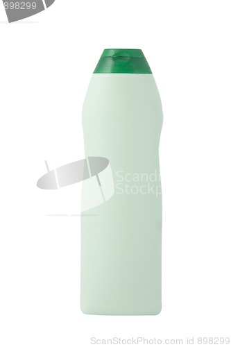 Image of green bottle, cleaning product