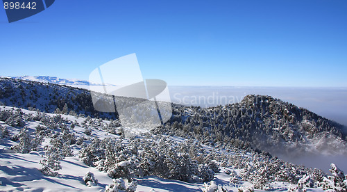 Image of Rila mountains in Borovets, Bulgaria