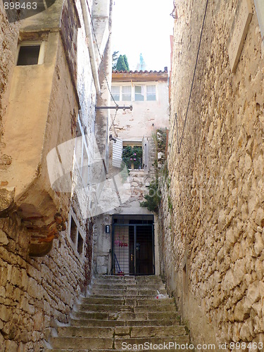 Image of Narrow croatian small street