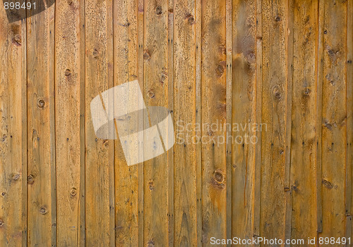 Image of Old wooden plank background with nails
